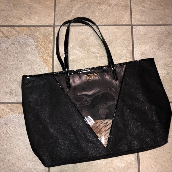 Victoria’s Secret Tote with Tiger Print Bag - Picture 2 of 6